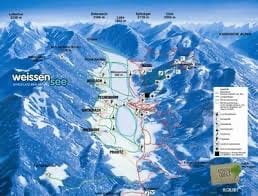 Kaart met de route elfstedentocht